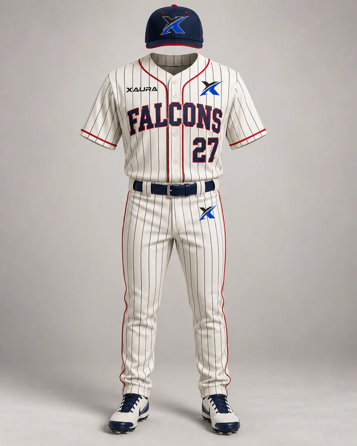 XAura branded Falcons team uniform design concept