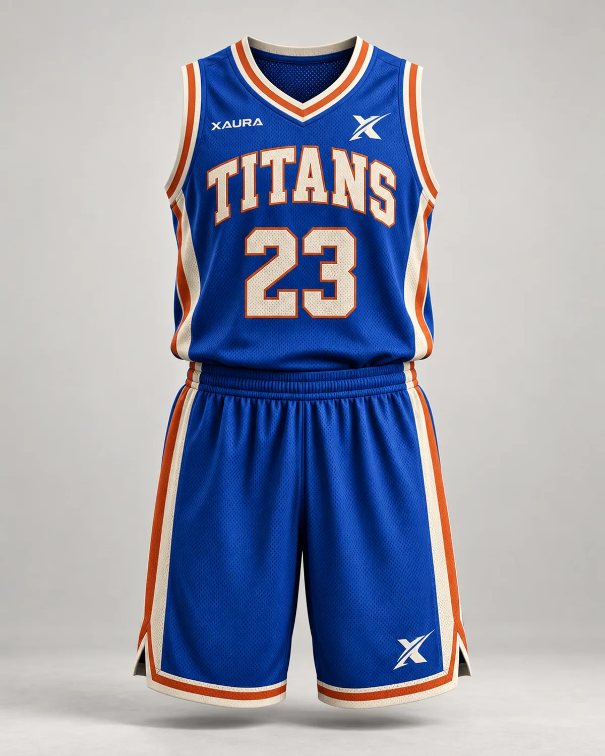 XAura branded Titans team uniform design concept