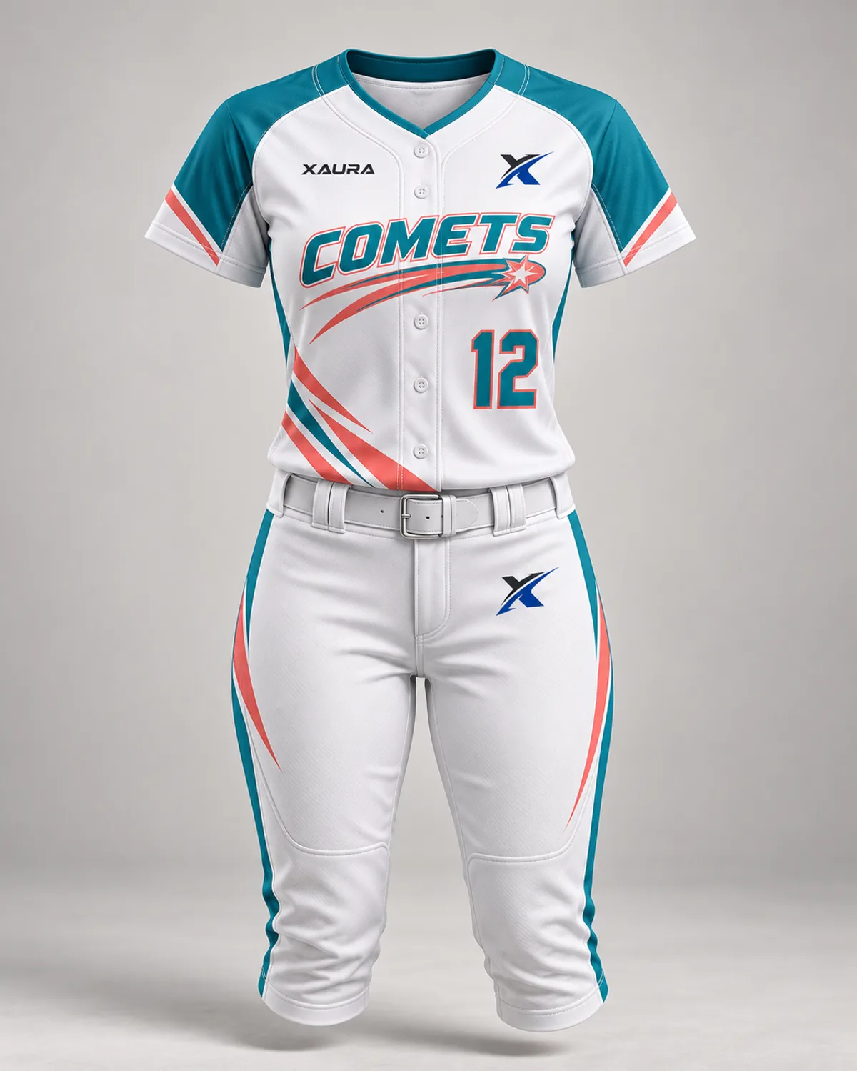 XAura branded Comets team uniform design concept